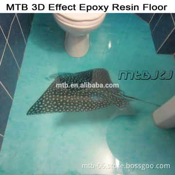 3D Epoxy Resin for Bathroom Floor
